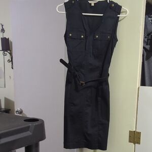 Banana Republic Black Mini Dress with Belt